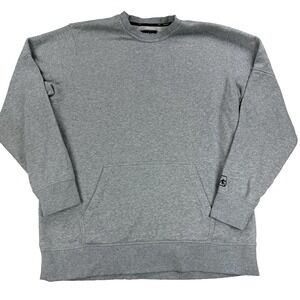 Mens And 1 Pullover Sweatshirt Fleece Pockets Gray Workout Basketball Size XL